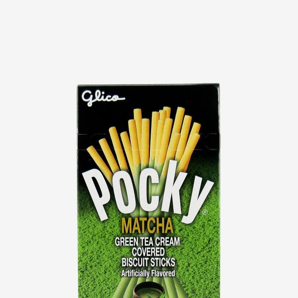 Pocky Matcha Green Tea Cream Covered Biscuit Sticks