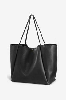 Hoxis Oversize PU Leather Tote Bag