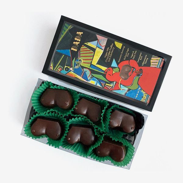 Dada Daily Vegan Milk Chocolate Elderberry Boob Truffles