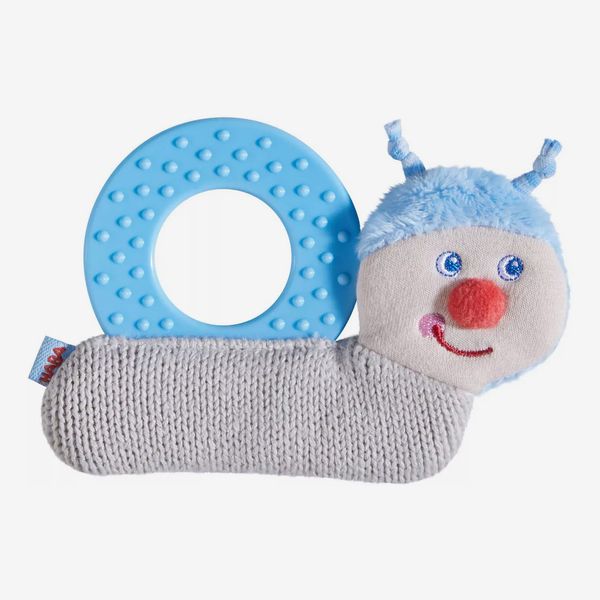 HABA Chomp Champ Snail Plush and Silicone Teether