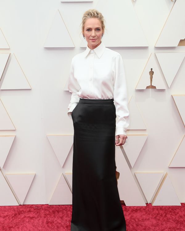 Stylist Kate Young Explains Uma Thurman's Oscars Outfit