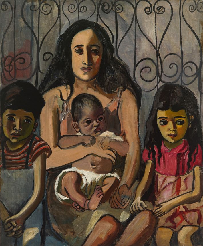 Alice Neel, The Spanish Family, 1943.