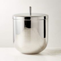 CB2 Kalman Polished Stainless Steel Ice Bucket