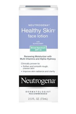 Neutrogena Healthy Skin Face Moisturizer Lotion With SPF 15