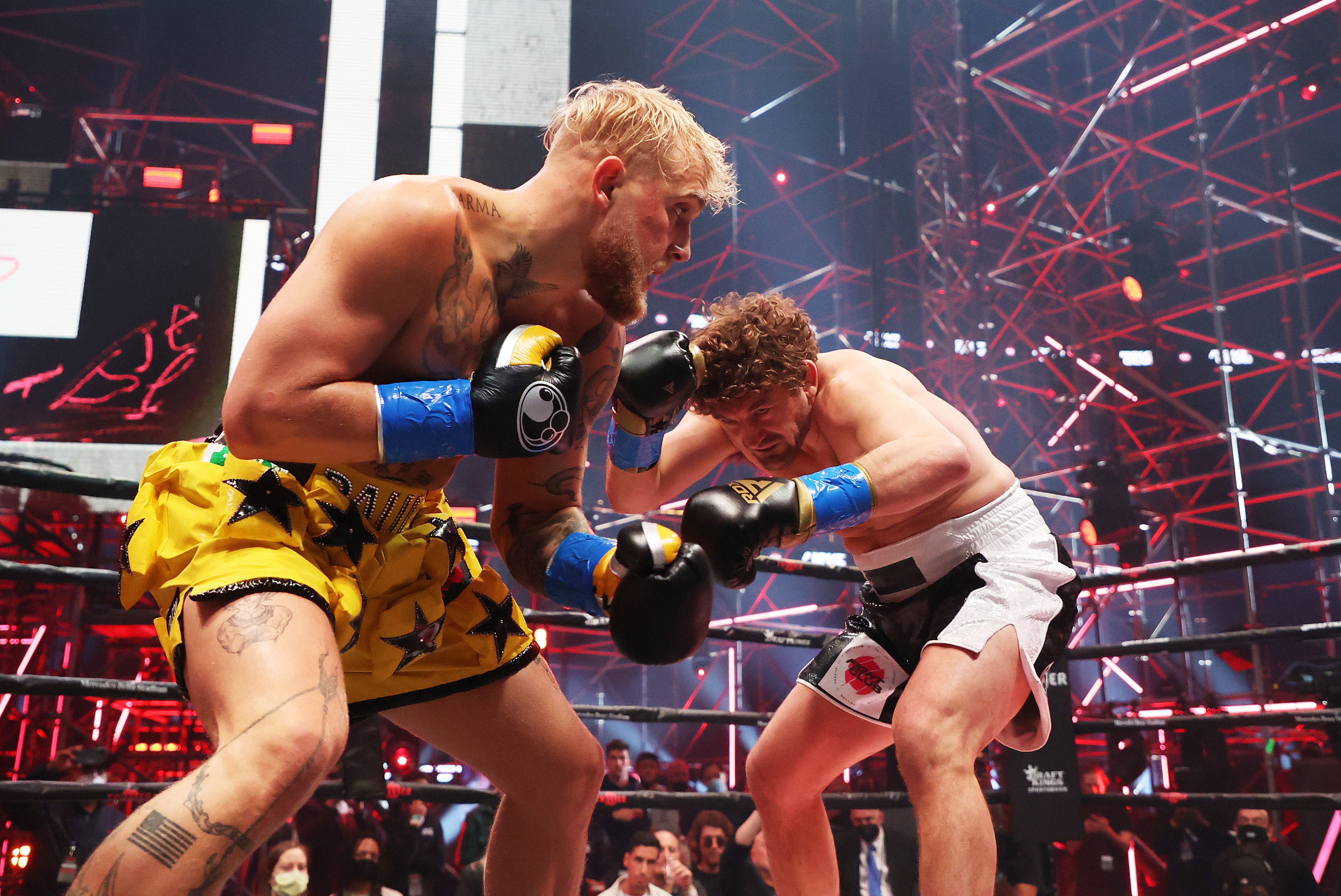 Pete Davidson Interviews Jake Paul Before Fight: VIDEO