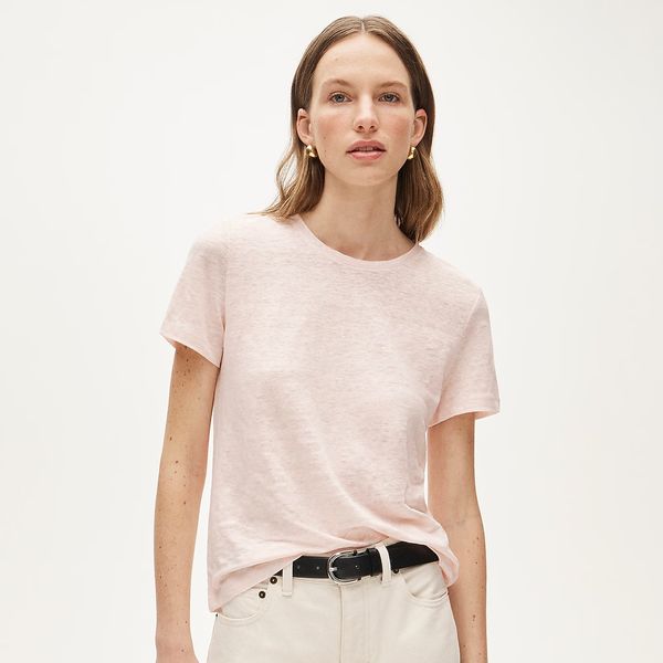 J.Crew New Relaxed Linen T-Shirt