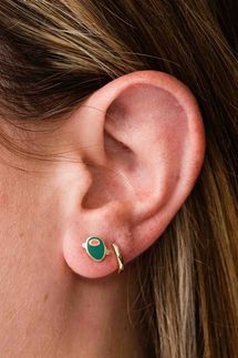 Larissa Loden Olive Studs