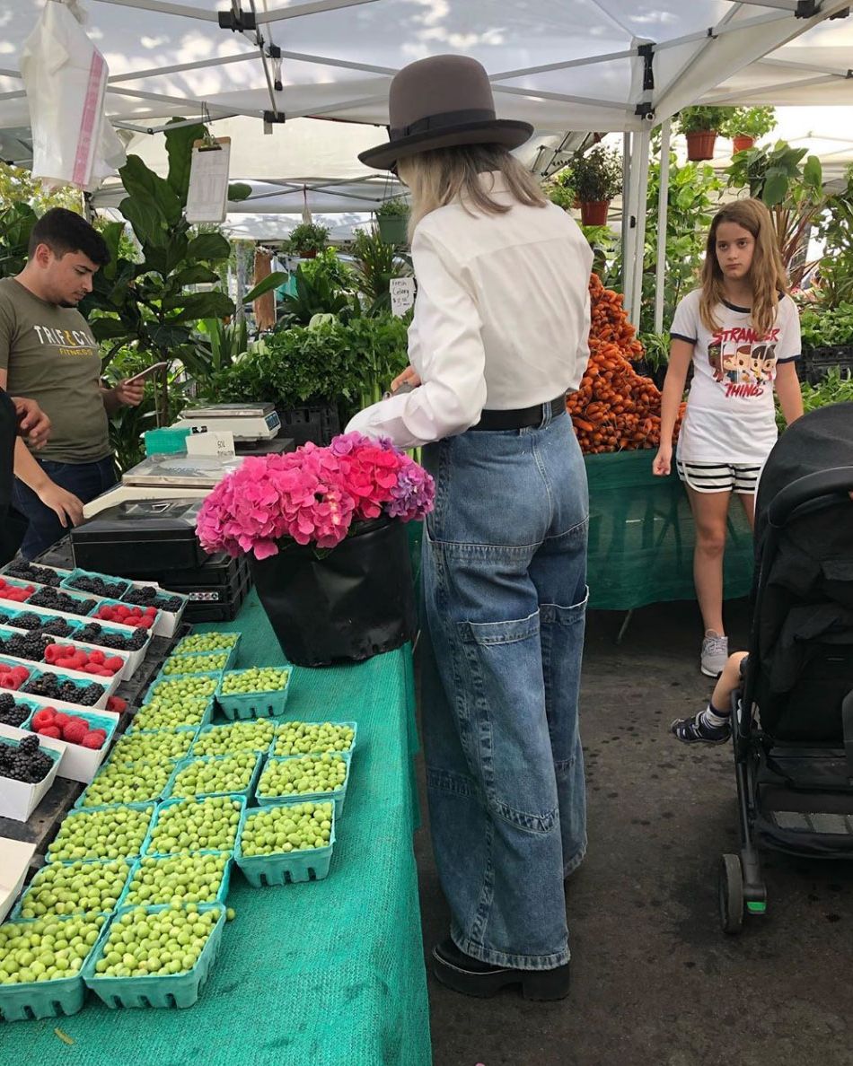 maison margiela jeans diane keaton