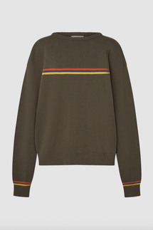 Sonderhaus Studios “I Can’t Believe It’s Not Vintage” Crewneck - Athletic Stripe