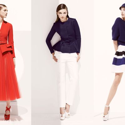 Looks from Dior's resort 2013 collection.