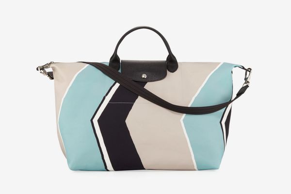 Longchamp Le Pliage Neo Geo Travel Bag, Aqua