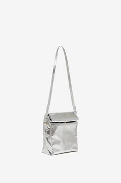 Ban.do What's For Lunch? Crossbody Bag (Metallic Silver)