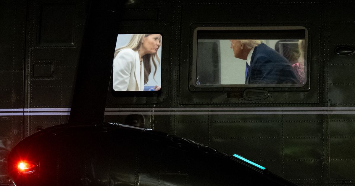 Did Melania & Donald Trump Have a Fight on Marine One?