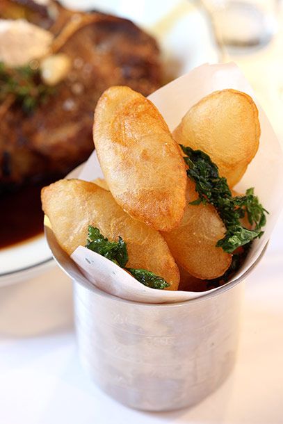 Pommes soufflés, always ready for their close-up.