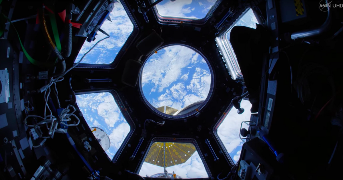 Floating Through the International Space Station