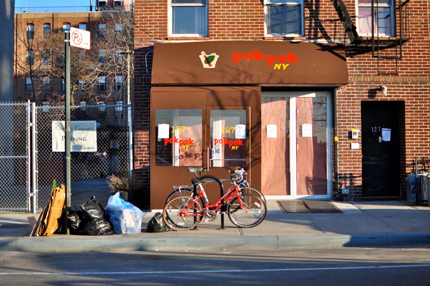Andy Ricker Rising Pok Pok Ny Signage Up Pok Pok Wing Opening Any Second Now