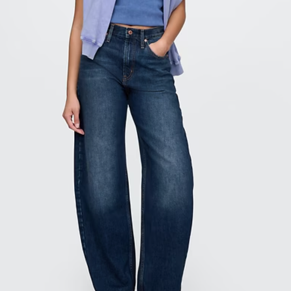 Gap High-Rise Barrel Jeans