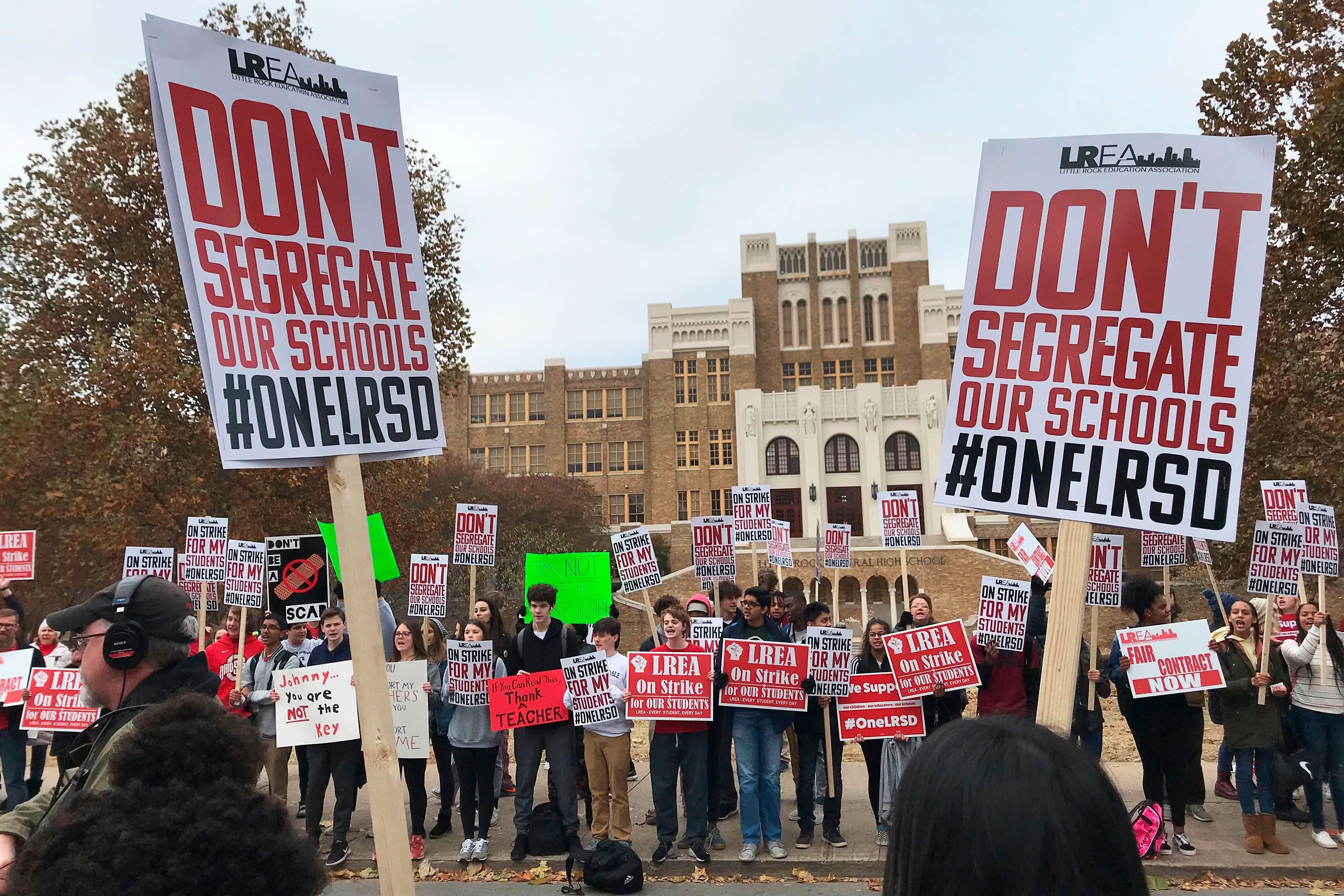 Little Rock, Arkansas Teachers Strike Against Segregation
