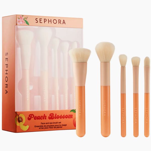 SEPHORA COLLECTION Peach Blossom Face and Eye Brush Set