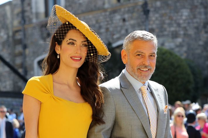 Amal and George Clooney.