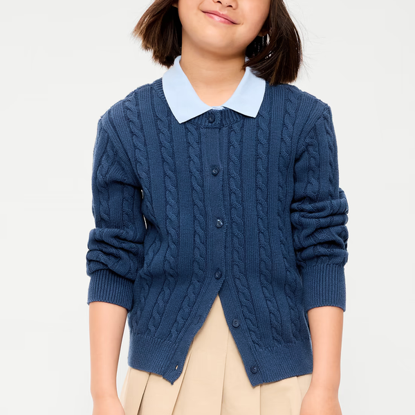 Old Navy Cable-Knit Cardigan Sweater for Girls