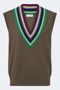 Dries Van Noten Virgin wool sweater vest