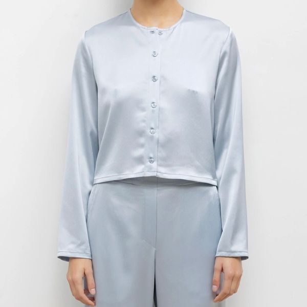 Leset Barb Crew Cardigan