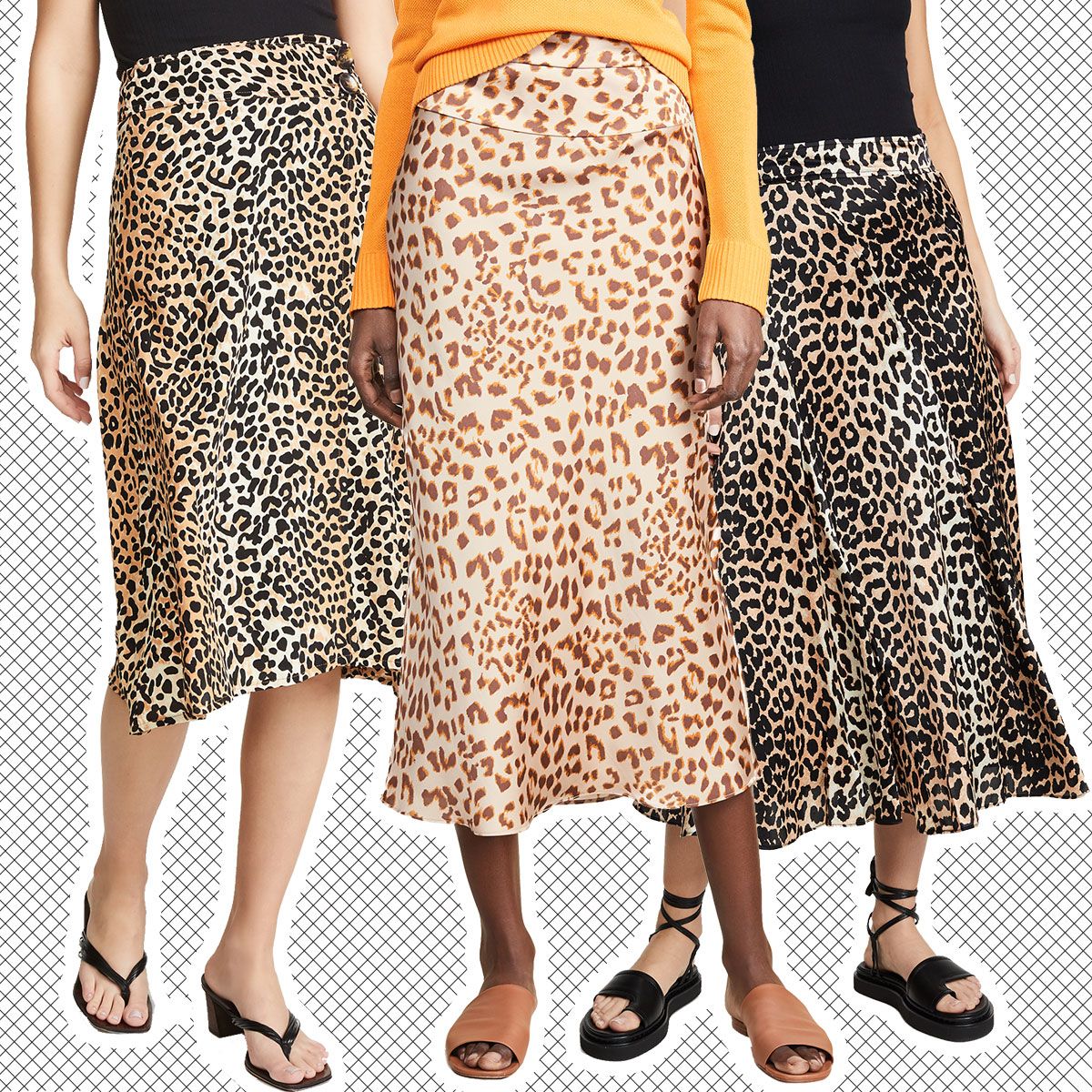 leopard print wrap skirt instagram