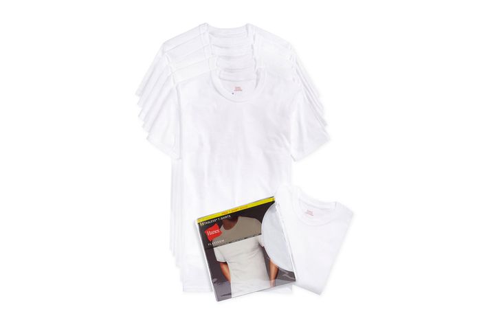 Hanes Men's 3-Pack Crew Neck T-Shirt, White, Small 