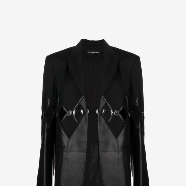 VII Victor Wang cut-out blazer