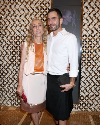 Franca Sozzani and Marc Jacobs.