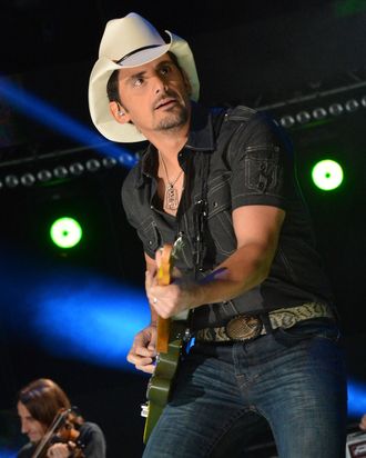 Brad Paisley performs during the 2012 CMA Music Festival - Day 1 at LP Field on June 7, 2012 in Nashville, Tennessee.