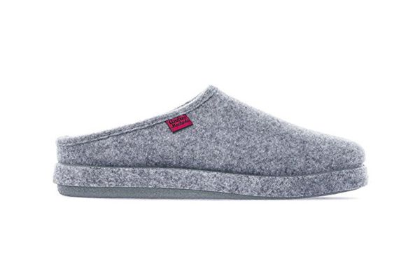 Andres Machado AM001Felt Slippers in Gray