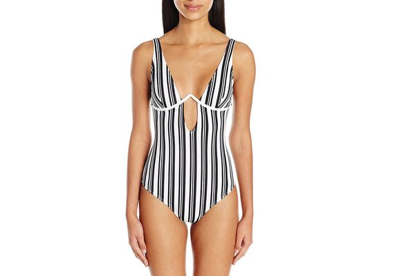 MINKPINK Show Your Stripes One Piece Swimsuit