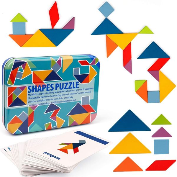 Wooden Tangrams Set