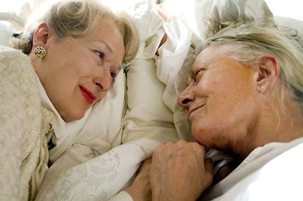 All Vanessa Redgrave (left, with co-star Meryl Streep) basically has to do in Evening is lie in bed and die, and it’s a measure of her achievement that she is able to move us so profoundly while doing so. The movie, to be fair, isn’t terrible – it’s made up mostly of flashbacks that Redgrave’s character has to a very brief and tragic youthful love affair back when she was Claire Danes and the object of her affection was Patrick Wilson. Wilson and Danes have relatively little chemistry, which cripples the film quite a bit. But in Redgrave’s foggy yet magical remembrances, the film comes alive. Extra tear-jerker quotient: One of Redgrave’s daughters in the film is played by her real-life daughter, the late Natasha Richardson.