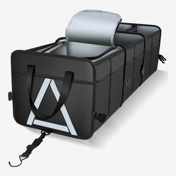 Car Boot Organizer Collapsible Trunk Storage Multipurpose Cooler Bag Pocket Camp 