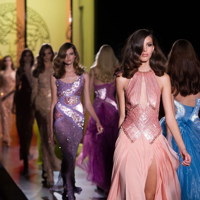 Versace's fall 2012 couture show.