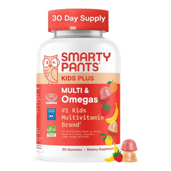 SmartyPants Kids Plus Multi + Omegas Gummies
