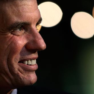 RICHMOND, VA - AUGUST 14: Former Virginia Gov. and Democratic candidate for U.S. Senate Mark Warner attends a fundraising event at the Science Museum of Virginia August 14, 2008 in Richmond, Virginia. Presumptive Democratic presidential nominee Sen. Barack Obama's (D-IL) campaign announced yesterday that Warner will deliver the keynote address at their national convention in Denver later this month. Obama's campaign is dedicating large resources to Virginia in hopes of turning the traditionally Republican state blue in the fall election. (Photo by Chip Somodevilla/Getty Images)