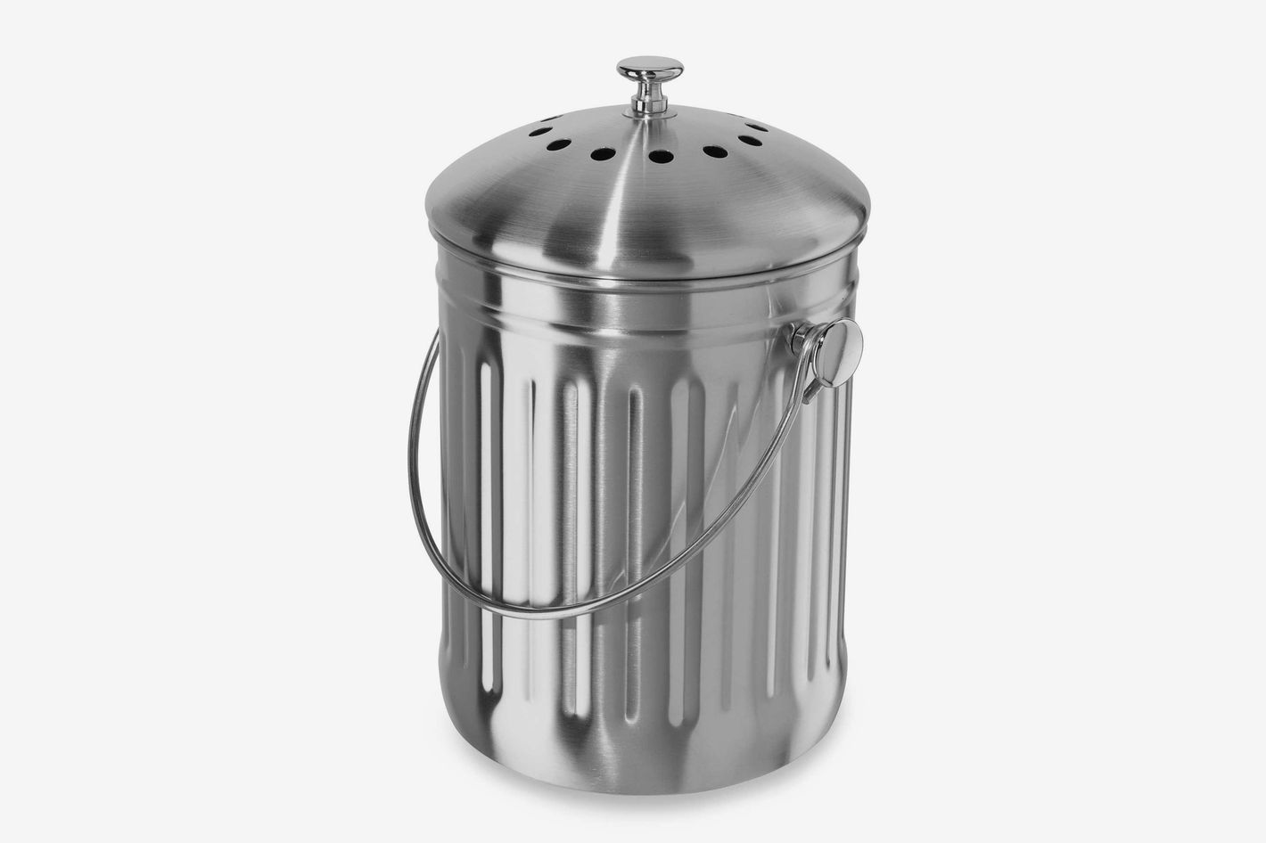 Kitchen Compost Bin Countertop Stainless Steel Insert W/lid 