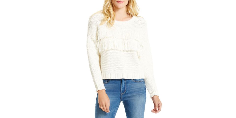 Jessica Simpson Fringed Sweater
