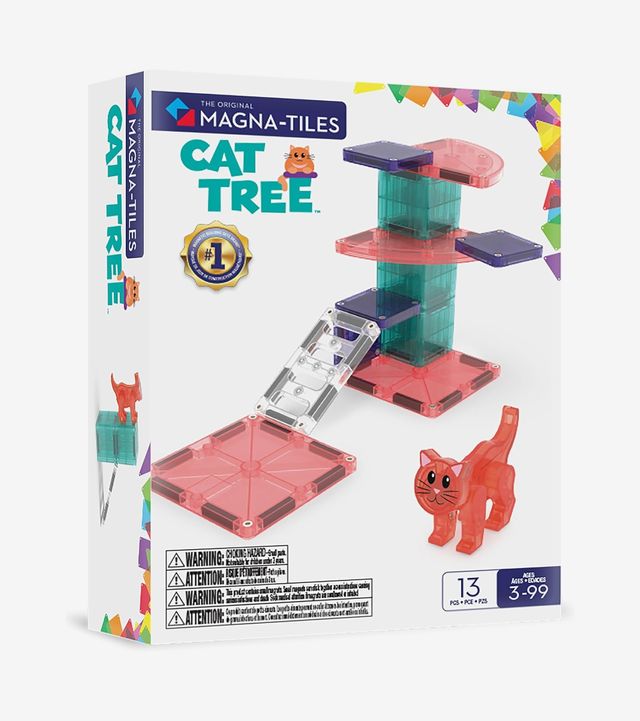 Magna-Tiles Cat Tree 13-Piece Magnetic Construction Set