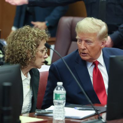 Donald Trump Attends Pre-Trial Hearing In New York Hush Money Case