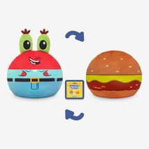 TeeTurtle Spongebob Squarepants Reversible Plushie - Mr. Krabs and Krabby Patty