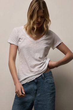 James Perse Casual Slub Cotton T-Shirt
