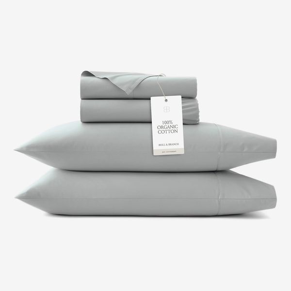 Boll & Branch Signature Hemmed Sheet Set - Shore, Queen
