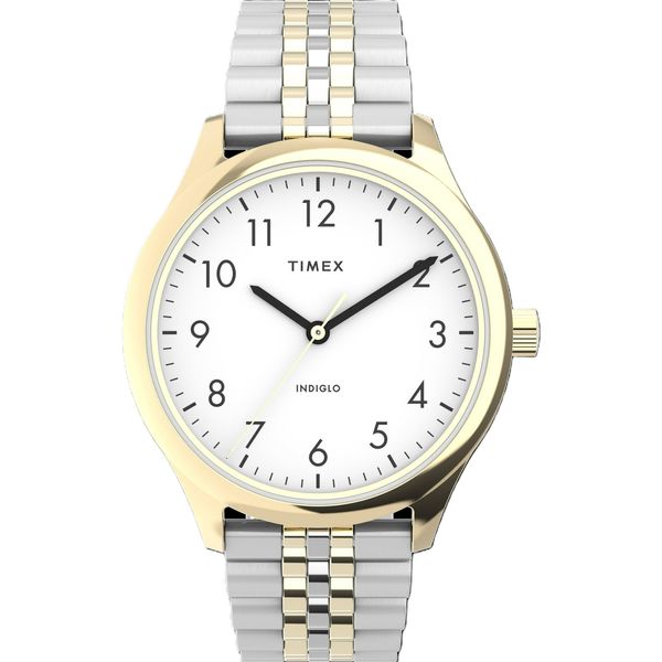 Timex Womens Easy Reader Two Tone Bracelet SST