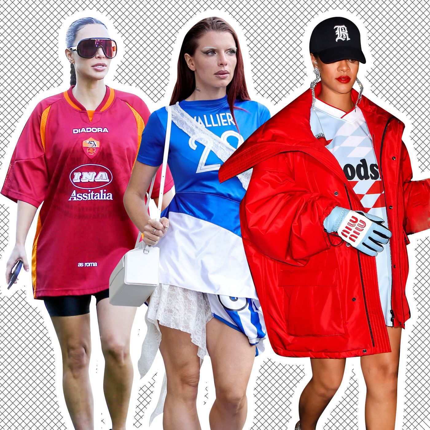 19 Stylish Ways to Wear a Sports Jersey  Sporty outfits, Rihanna style,  Fashion