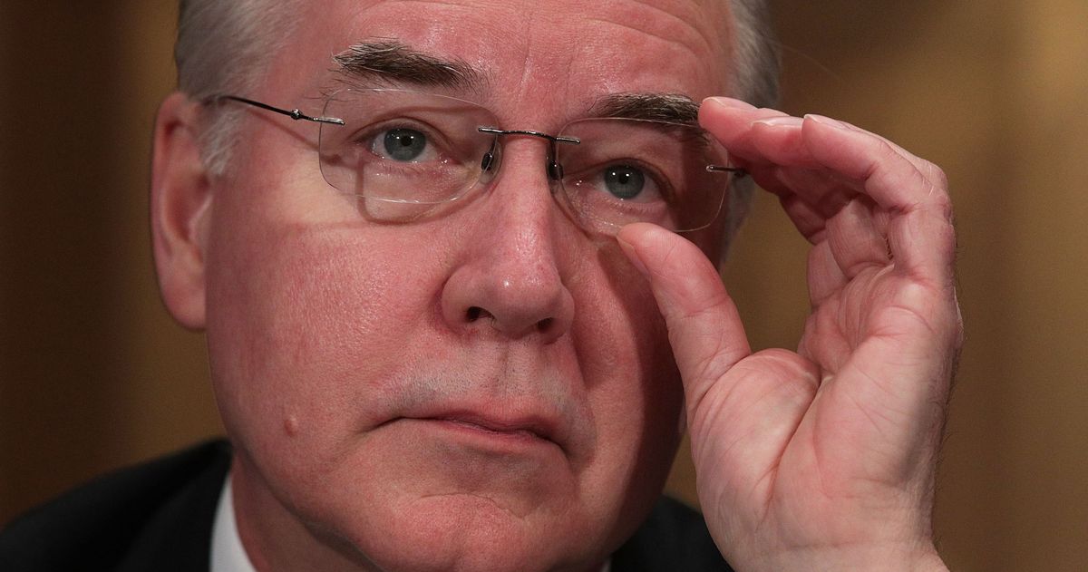 Tom Price Is the Perfect Villain for Obamacare Defenders
